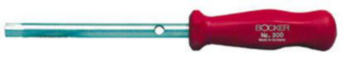Hylsskruvmejsel, med hål för vridstift - HYLSSKRUVMEJSEL 7.0MM L 220MM M HÅL FÖR VRIDSTIFT