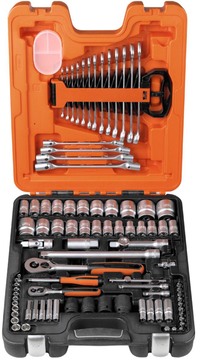 Hylsnyckelsats Bahco S87+7, 1/4", 1/2" - HYLSNYCKELSATS S87+7 94D BAHCO 0103980