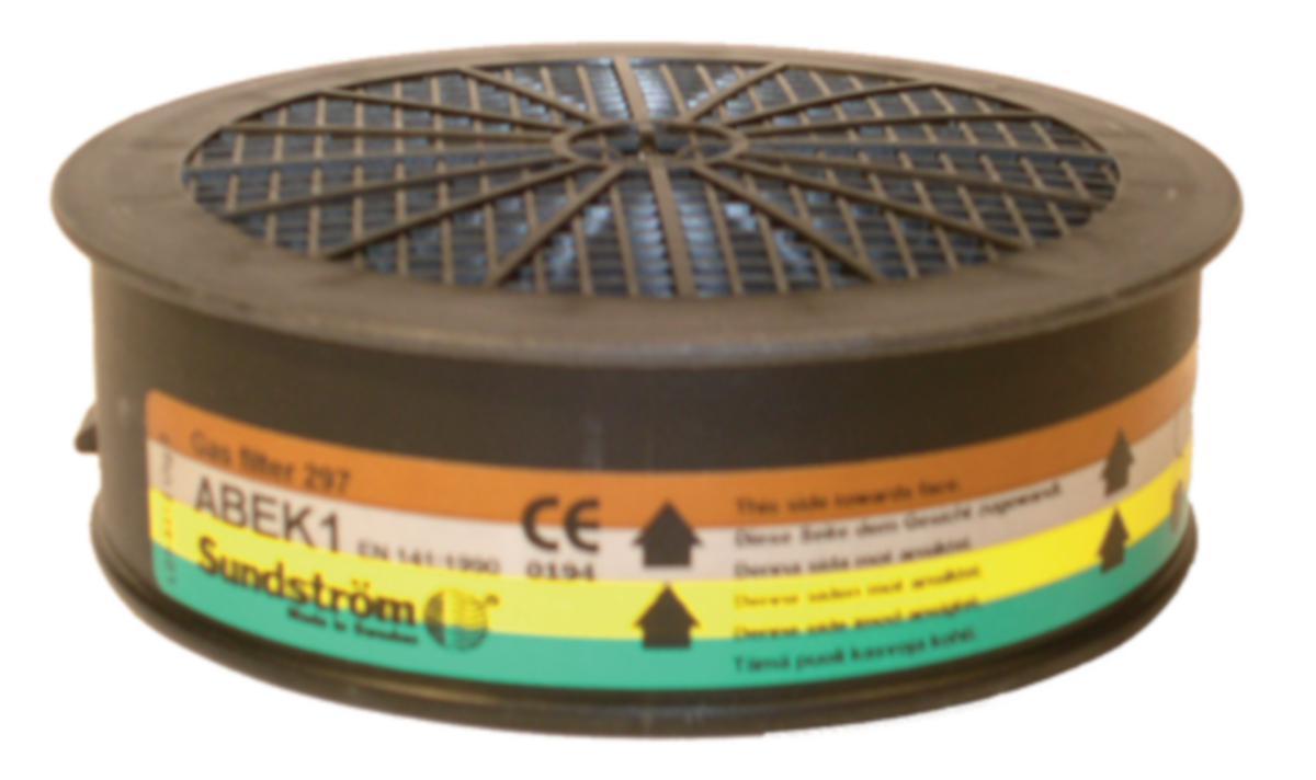 Filter till Andningsskydd Sundström helmask och halvmask - GASFILTER ABEK 297 SUNDSTRÖM H02-5312