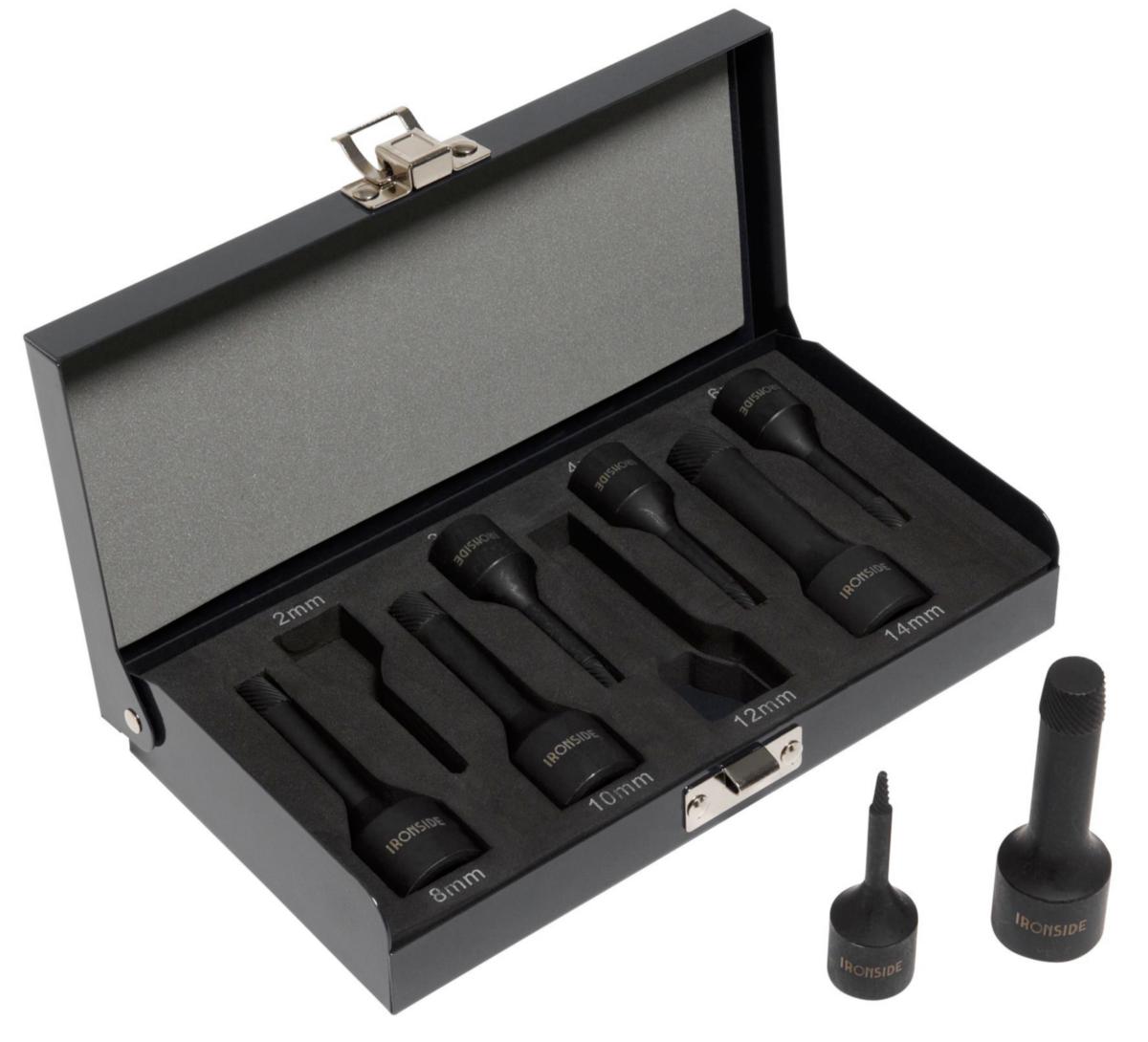 Bultutdragarsats Ironside invändig - BULTUTDRAGARSATS 1/2" INVÄNDIG 8-DEL IRONSIDE 116007