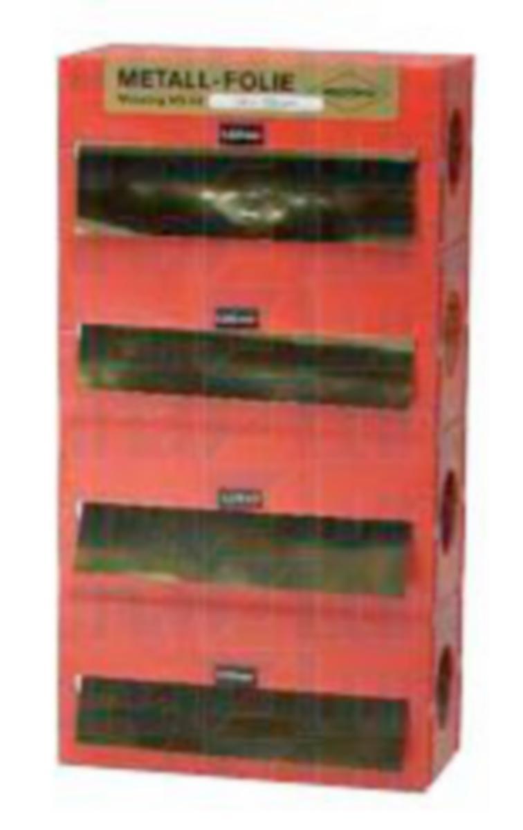 Mässingfolie - MÄSSINGFOLIESATS 4 RULLAR 150X1200MM