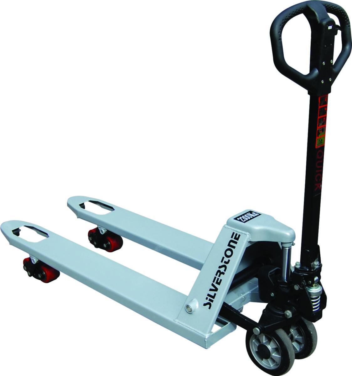 Gaffellyftvagn Silverstone snabblyft - GAFFELLYFTVAGN SILVERSTONE Q7712-1150 2300KG ENKEL NYLON