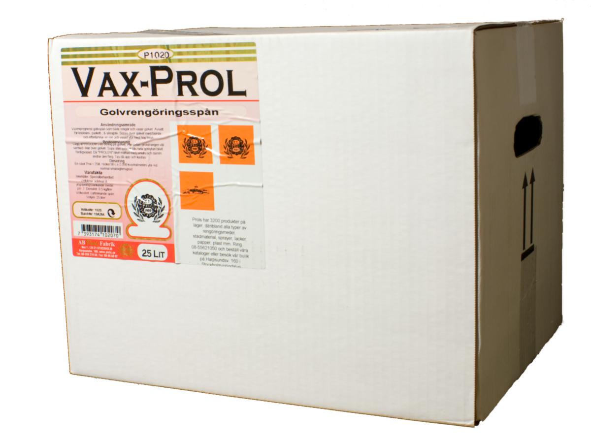 Golvspån Prol Vax/Olje - GOLVSPÅN OLJE-PROL FÖR SOPNING 12.5KG 25L/KART