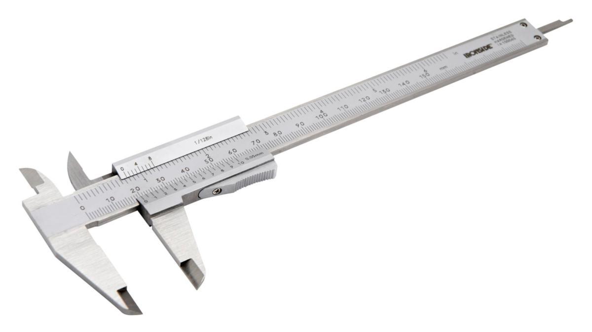 Skjutmått Ironside industri - SKJUTMÅTT 150MM/0.05 MED RITS MM/TUM RF IRONSIDE 151133