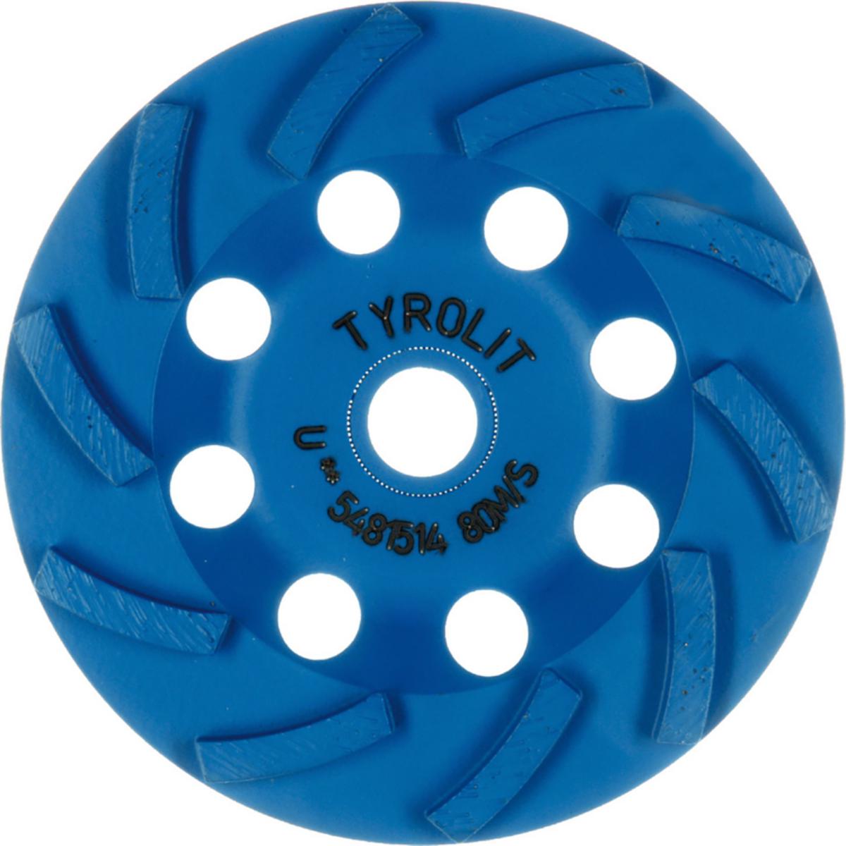 Diamantslipskål Tyrolit Standard** Turbo Universal - SLIPSKÅL STD 125X20X22.23 UNI TYROLIT 494365