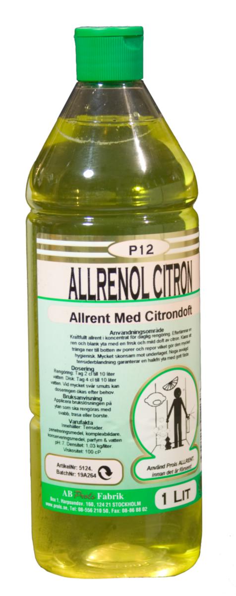 Allrent Prol Citron - ALLRENT PROL CITRON P12 1.0L 5124