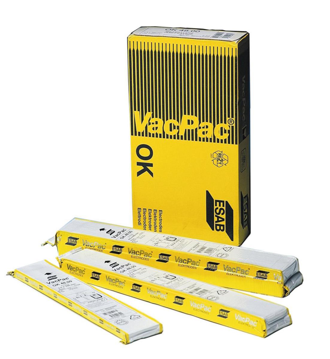 Elektrod ESAB OK 48.00 VacPac - ELEKTROD ESAB 48.00 2.50X 350MM V-PAC HYLSA=0.7 48002530