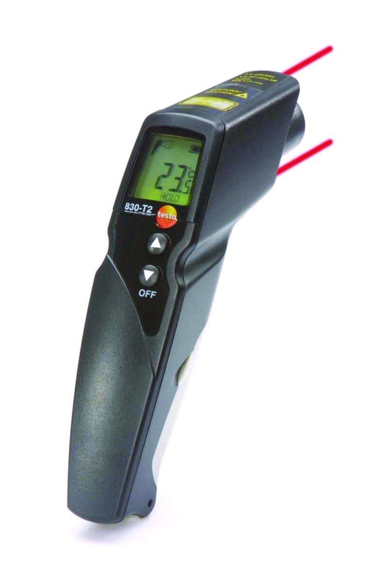 Temperaturmätare Testo 830-T - TEMPERATURMÄTARE TESTO 830-1 IR MED 1 LASERPUNKT