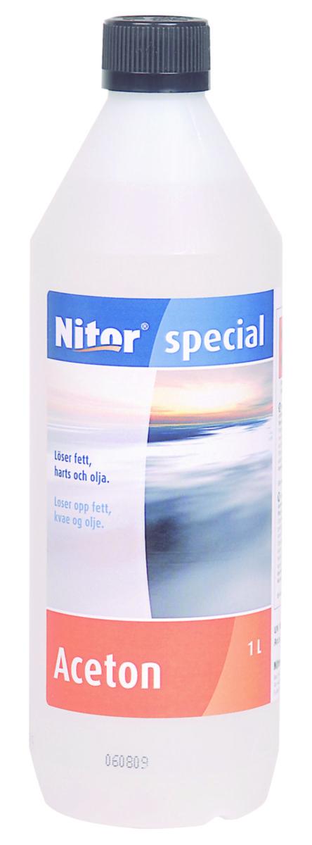 Lösningsmedel Nitor Aceton - ACETON 1 LIT NITOR 237621