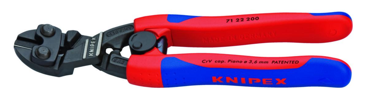 Kraftavbitare Knipex 7122 Comfort - KRAFTAVBITARE VINKLAD 7122-200 MAX 3.6MM 2-KOMP KNI 71 22 200