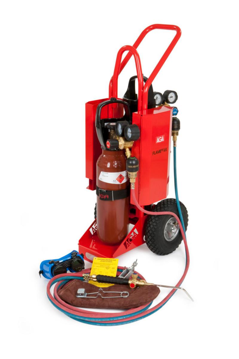 Svets/skärutrustning AGA FLAMEKIT - FLAMEKIT INK.5L FLASKOR X11 AGA