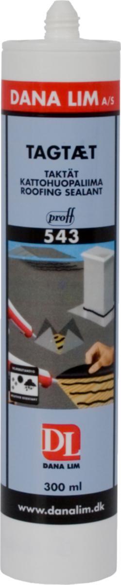 Taktätt Dana 543 - TÄTNINGSMASSA TAKKIT 543 DANALIM 300 ML SVART