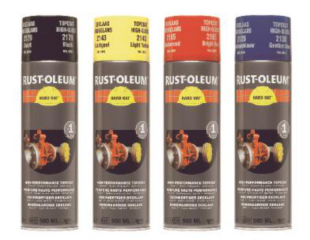 Sprayfärg Rust Oleum Hard Hat 2100 - SPRAYFÄRG RUST-OLEUM HARD HAT STÅLGRÅ 7001 500 ML UN1950