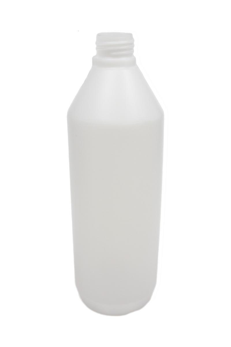 Flaska plast - FLASKA PLAST 1L RUND UTAN KAPSYL