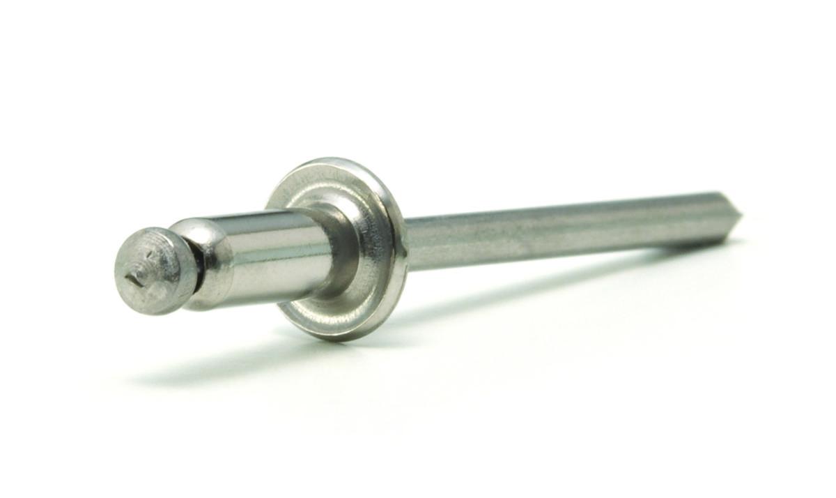 POP-nit standard, rostfritt stål - POPNIT EMHART SSD 68 SSBS 4,8X17,5MM 500/FP 88151