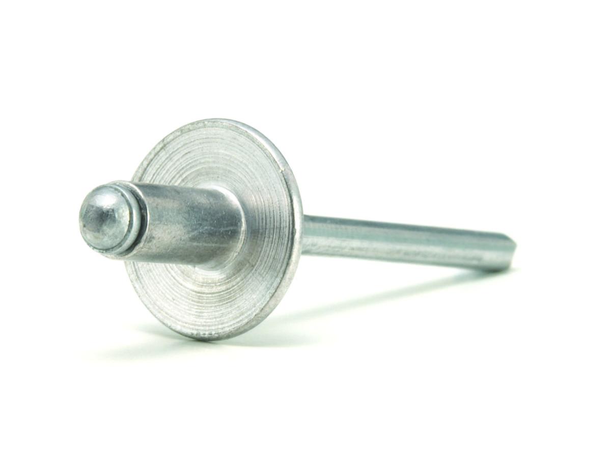 POP-nit standard "stort huvud", aluminium - POPNIT EMHART TAP/D 610 BSLF 4,8X12,7MM 500/FP