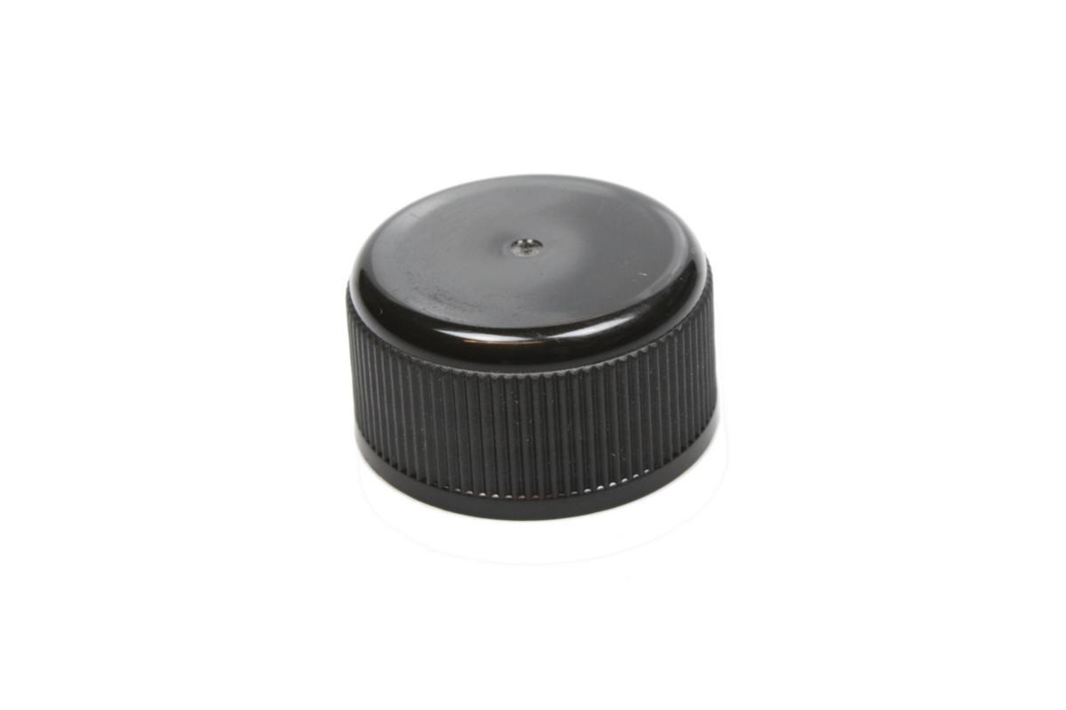 Kapsyl 28mm - KAPSYL 28MM SVART TILL FLASKA RUND 500ML OCH 1L