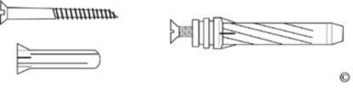 Skruv och plugg Sparring R6 - SKRUV PLUGG R6 10ST 470696 SPARRING 470696