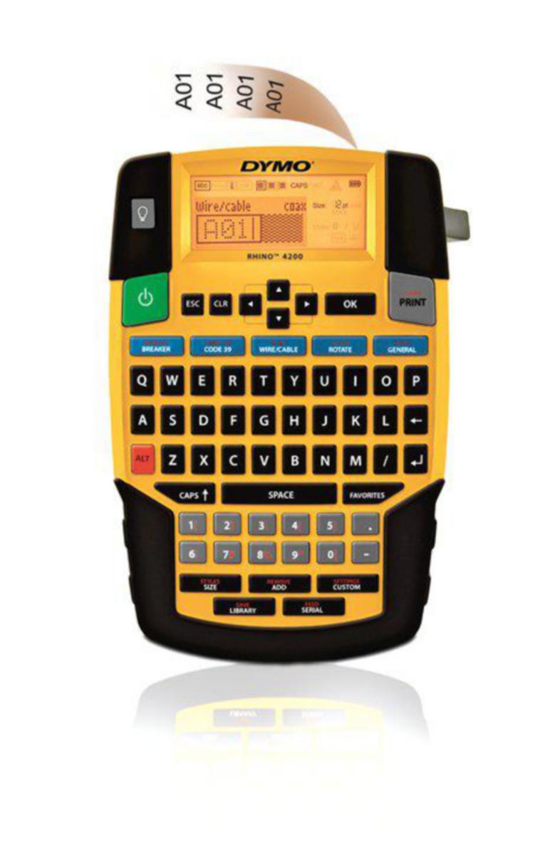 Märkmaskin Dymo Rhino 4200 - MÄRKMASKIN DYMO RHINO 4200