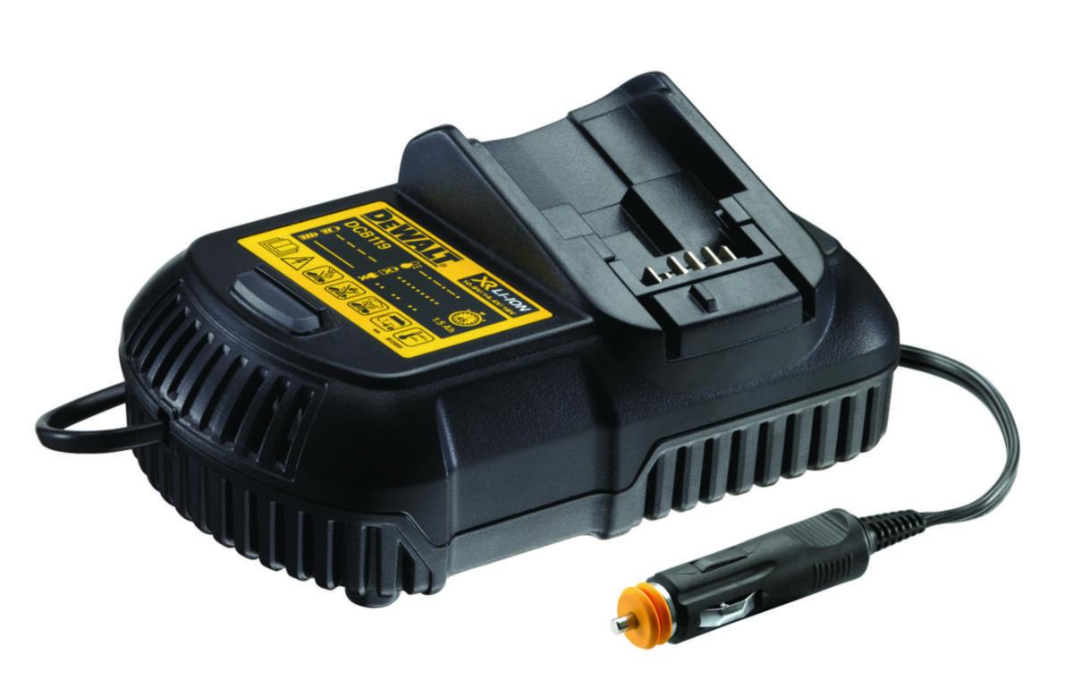 Billaddare DEWALT DCB119 - BILLADDARE 10.8-18 V XR L DEWALT DCB119-XJ