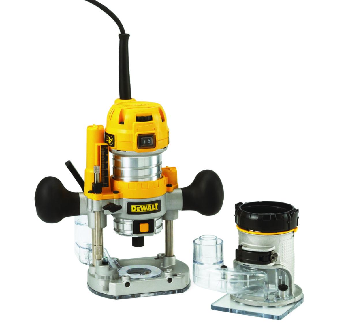 Handöverfräs DEWALT D26204K - HANDÖVERFRÄS. 900W. 8MM. DEWALT D26204K-QS