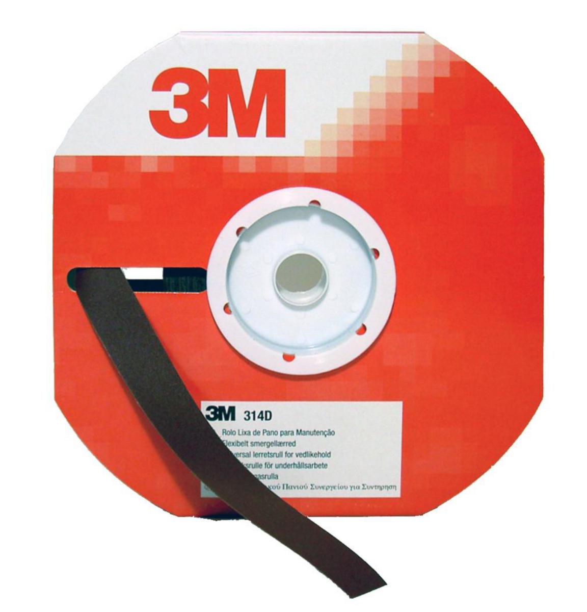 Slipduksrulle 3M 314D - SMÄRGELDUK 38MMX25M P120 3M 62875 7000060177