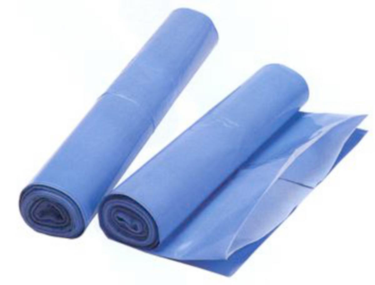 Sopsäck plast LLD R3 (X3) - SOPSÄCK PLAST X3 160L BLÅ/VIT 10/RLE