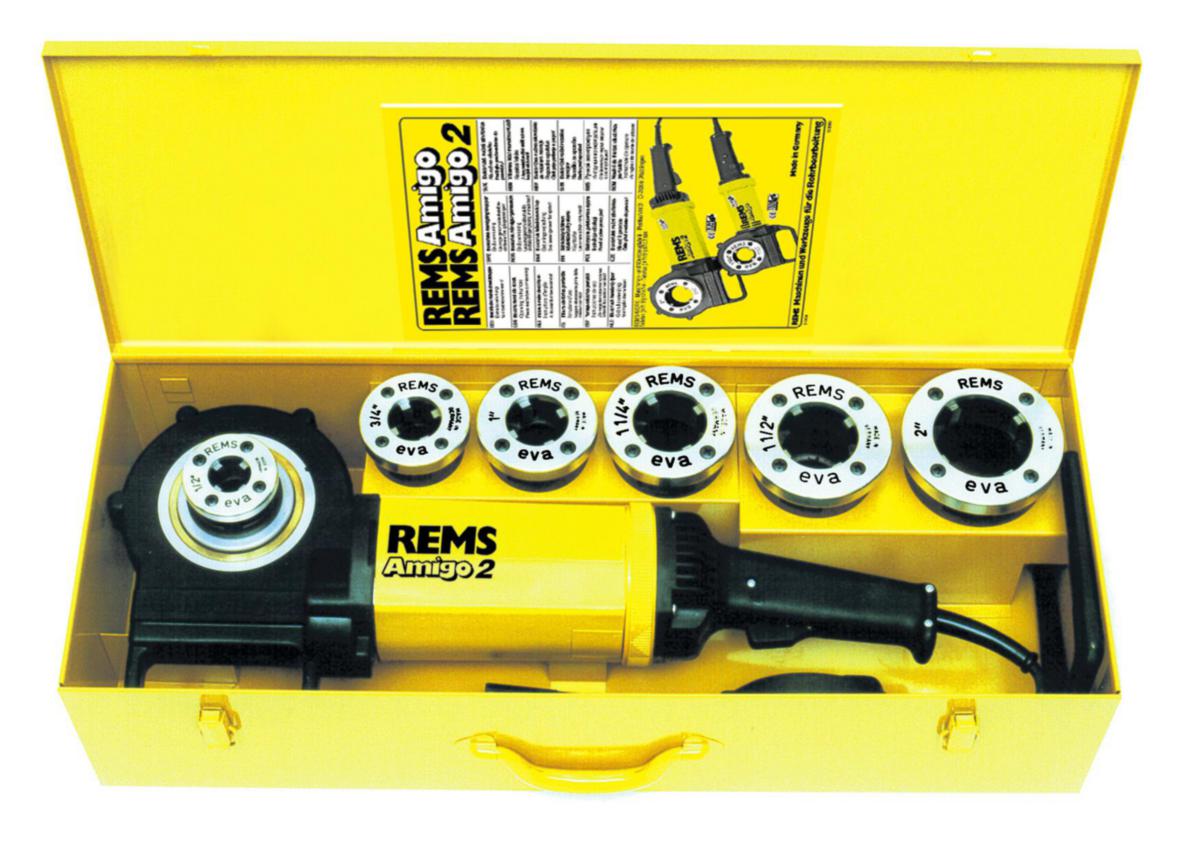 Handgängmaskin Rems Amigo 2 - REMS AMIGO 2 SET R 1/2 - 2" 540020 R220