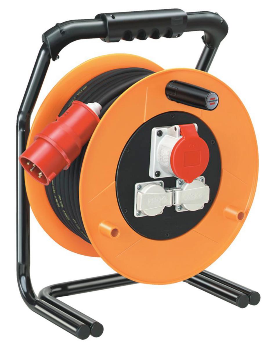 Kabelvinda med CEE-don, IP44 - KABELV. INDUSTRI CEE16+SCHUKO 30M H07RN-F5G2.5 (1 31630 0)