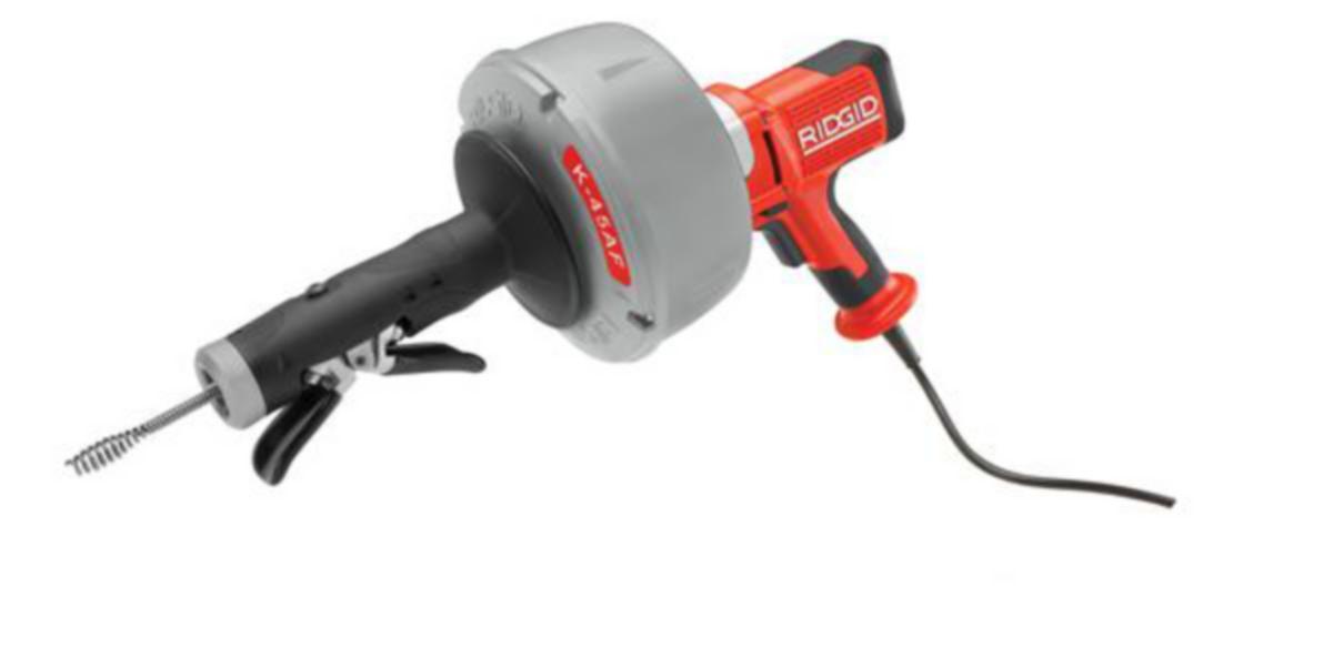 Rensmaskin Ridgid K45 - HANDRENSMASKIN K-45-5 RIDGID INK 2SPIR 8O10MM+VERKSAT 36043