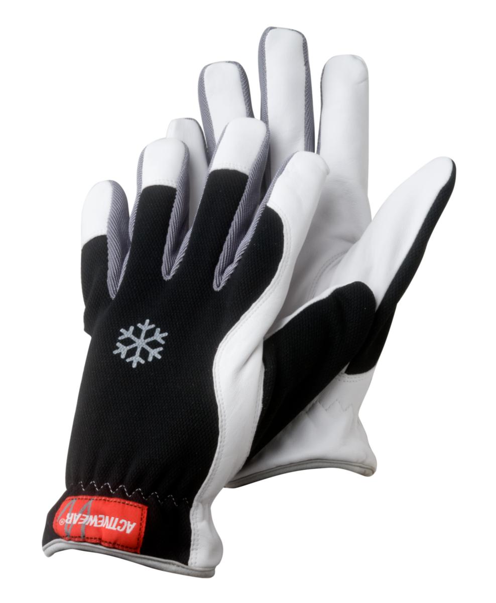 Vinterhandske Activewear 2255 - VINTERHANDSKE ACTIVEWEAR 2255 GETSKINN SVART/GRÅ STL 10