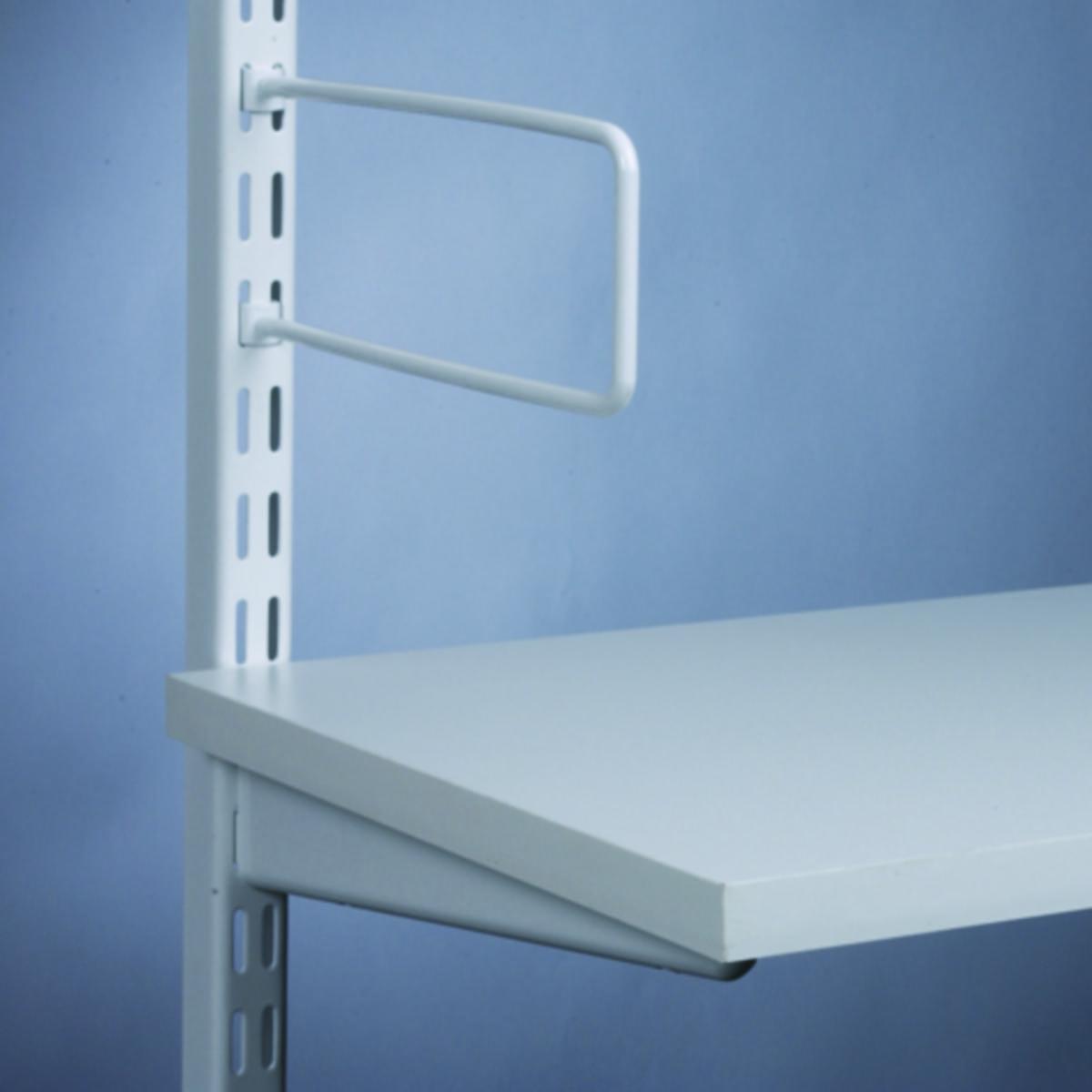 Bokstöd Elfa för skenor - BOKSTÖD ELFA FÖR SKENOR VIT 200MM 2-PACK SB 465016