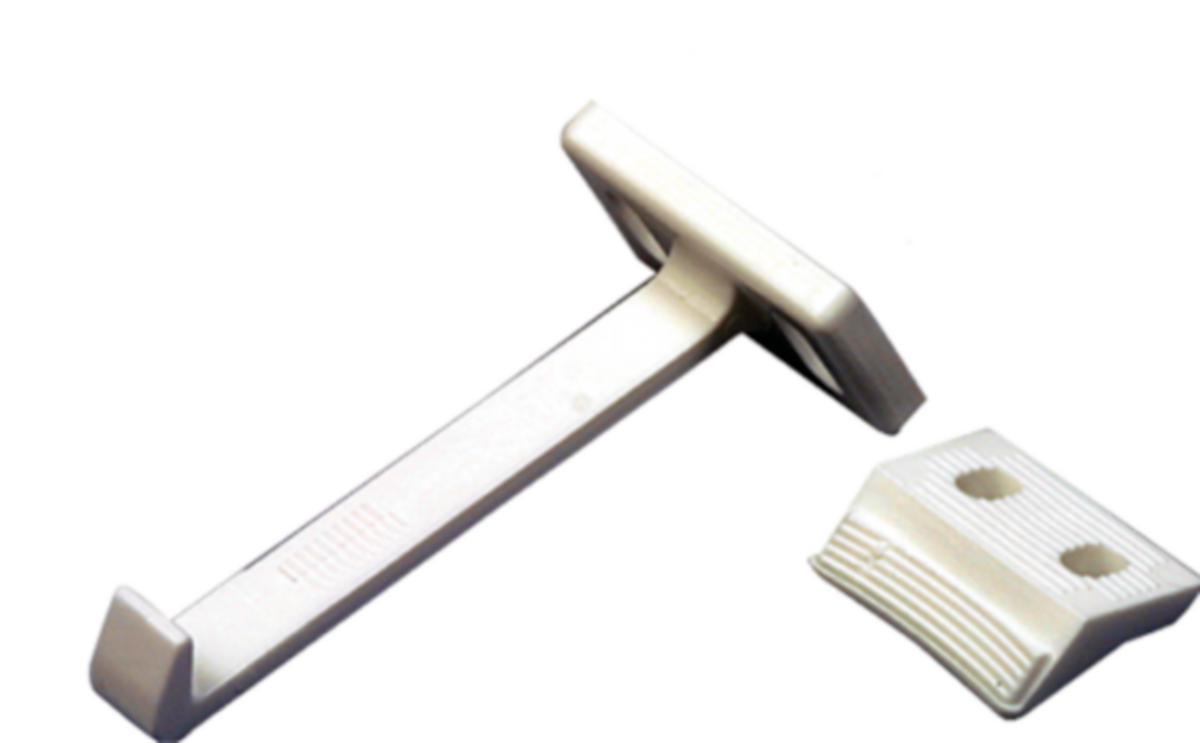 Skåp- och lådregel barnspärr A5002 - SKÅP/LÅDREGEL 5002 VIT PLAST SB HABO 16139