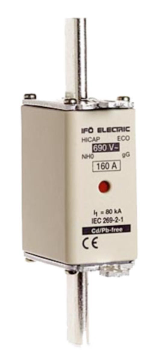 Ifö Hicap ECO, gG, storlek 0, 500V - KNIVSÄKRING ECO 35A/C0 gLgG 500V