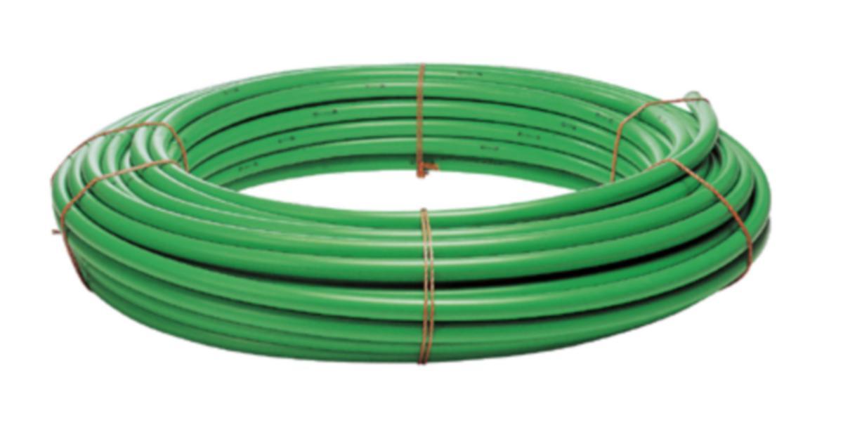 Kabelrör SRN, slät, grön, i ring - KABELRÖR PEM 50/44 GRÖN (50) SLÄTA