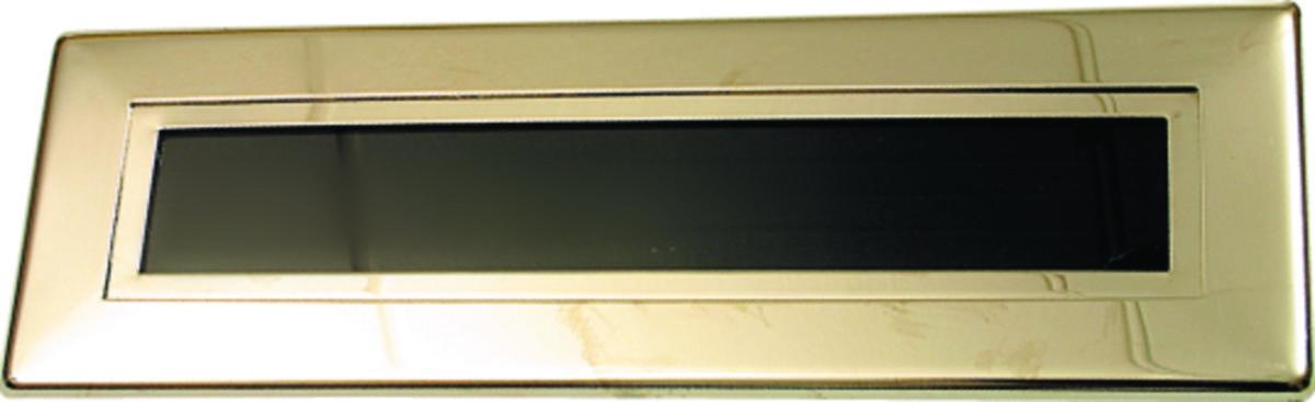 Brevinkast 2, 12 - BREVINKAST HABO 12N U BAKLUCKA 275X76MM