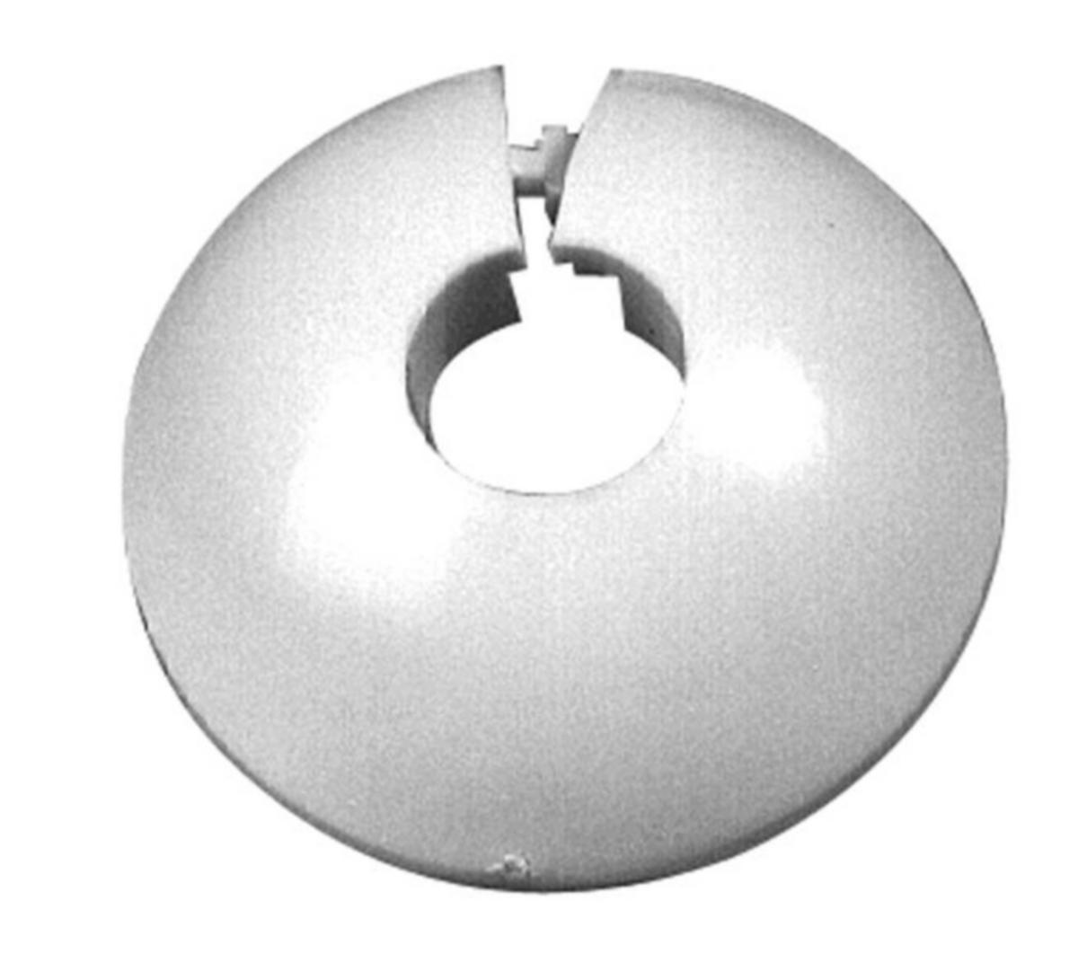 Täckbrickor Faluplast, vita, kupiga låsbara - TÄCKBRICKA KUPIG 22MM LÅSBAR FP53800