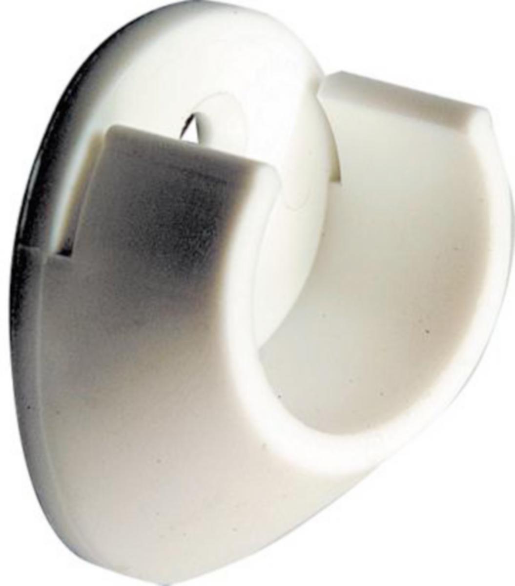 Rörhållare A240 - RÖRHÅLLARE 240 VIT PLAST FÖR 25MM RÖR SB HABO 50526
