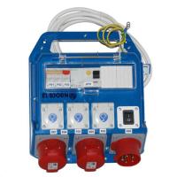 Containercentral 16A med fast kabel och strömbrytare
