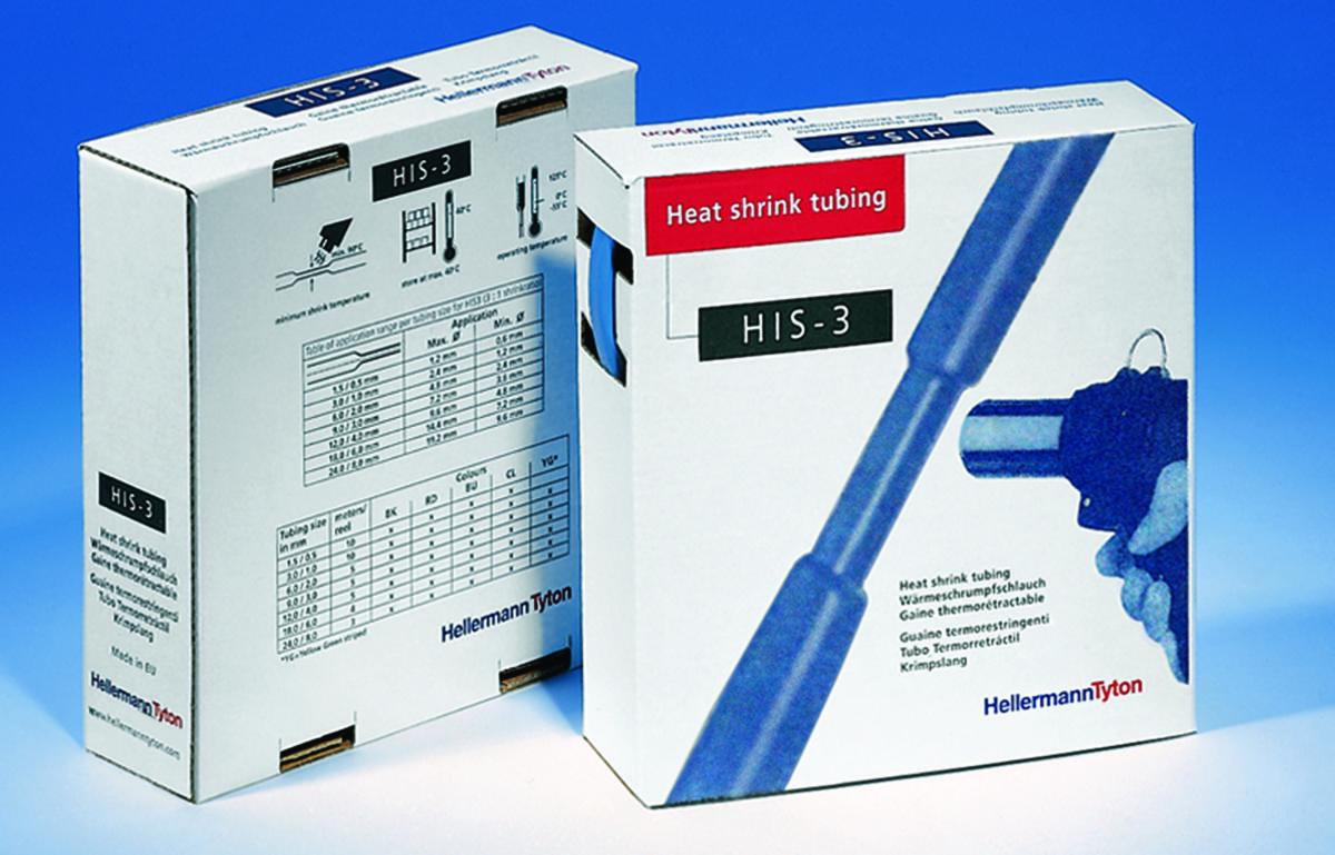 Krympslangar, HIS-3 - KRYMPSLANG 6/2 SVART 5M HIS-3 I BOX