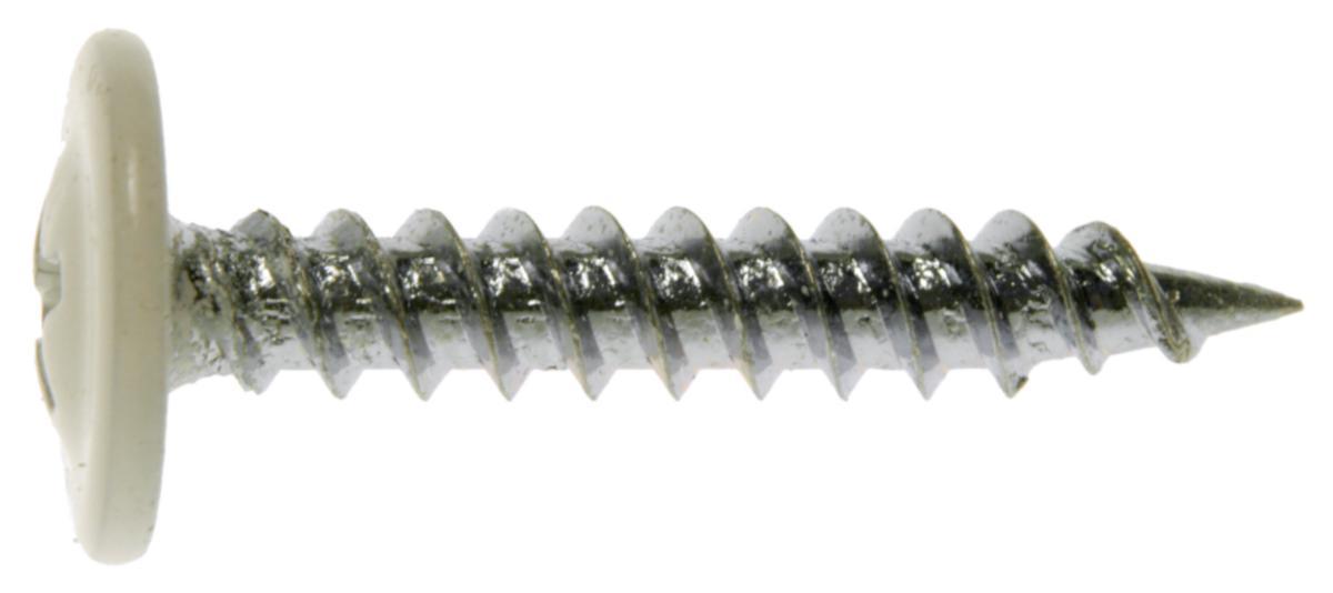 Montageskruv lackerad Grabber - MONT.SKR 4.2X45 VIT 100/ GRABBER BH45VITC
