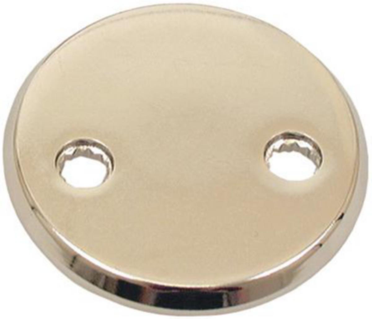 Täckskylt Habo 4265 - TÄCKBRICKA 4265 NICKEL INK.SKRUV SB HABO 2501
