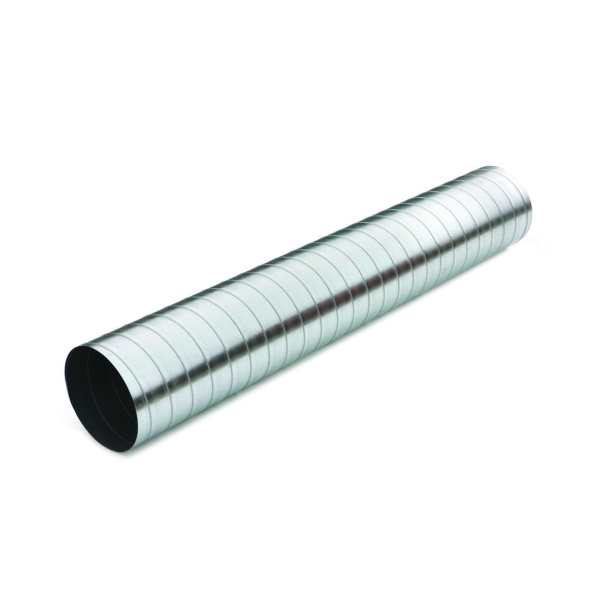 Rör NTO, 3 m, lockade, spiralfalsat, ETS - KANAL NTO 125-3 3M LO ETS