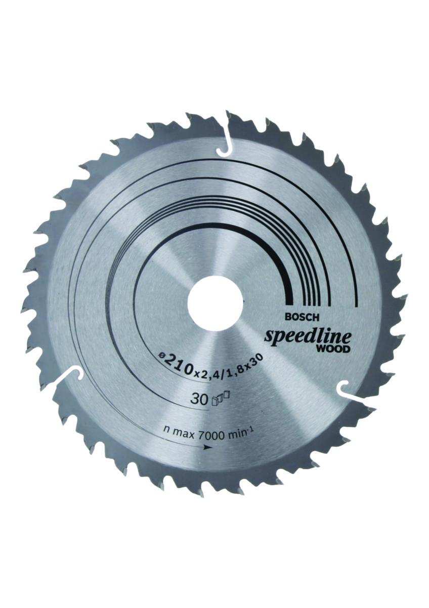Sågklinga Bosch Trä för cirkelsåg - CIRKELSÅGKL 210X30X2.6 30T SPE BOSCH 2608640803