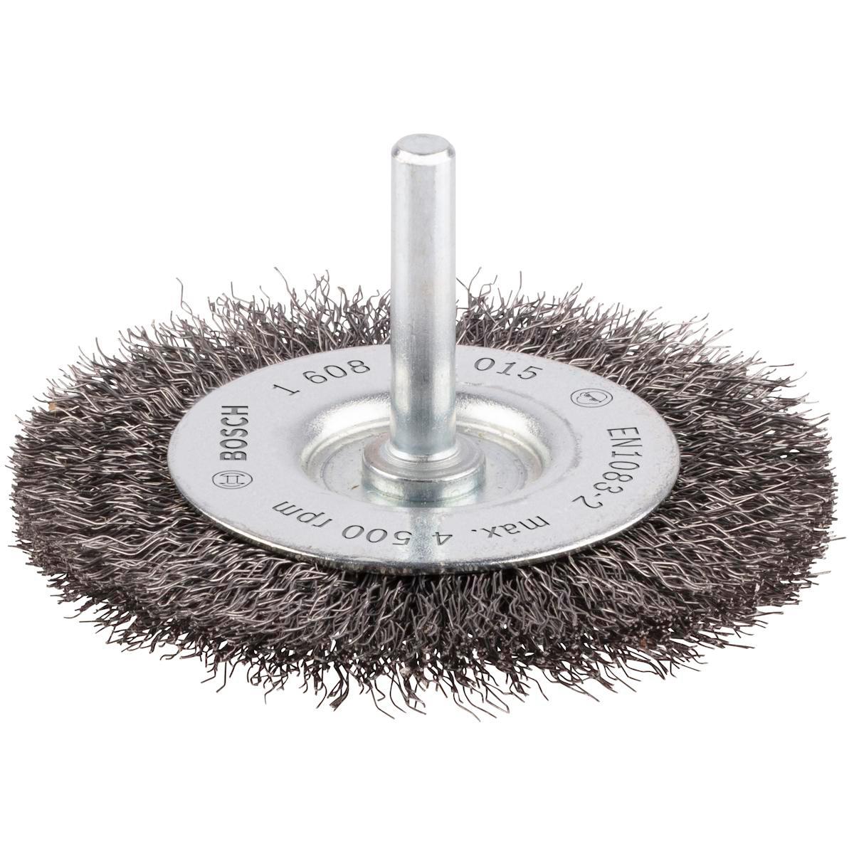 Cirkulärborste Bosch krusad m tapp - CIRKULÄRBORSTE M. SKAFT 75MM 0.3 BOSCH 2608622007