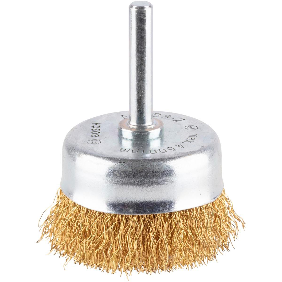 Axialborste Bosch med tapp Multimaterial - TOPPBORSTE VÅGFORMIG 50MM BOSCH 2608622008