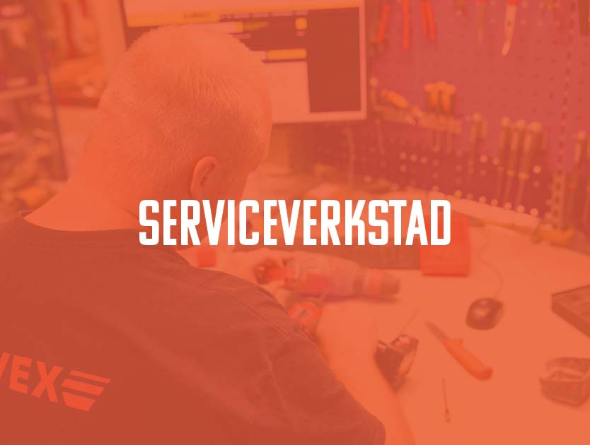 infobild med text, serviceverkstad