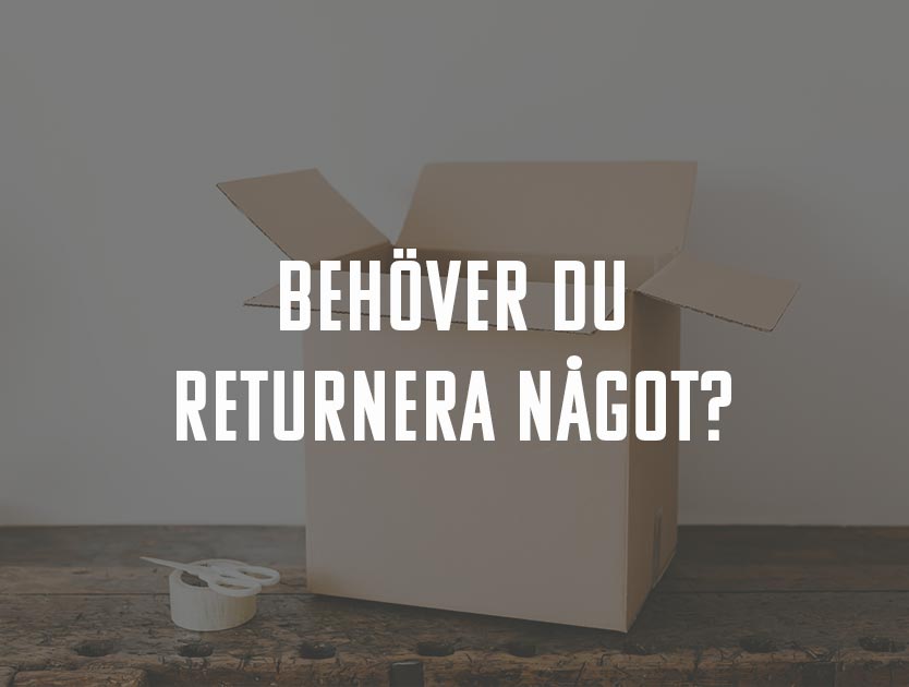 informationsbild, behöver du returnera något, gör en retur