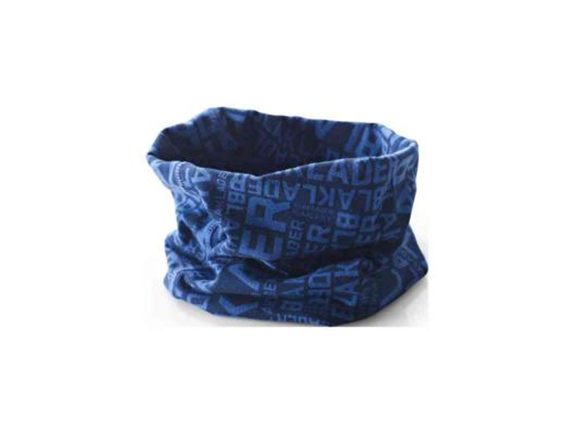 en blå multiscarf